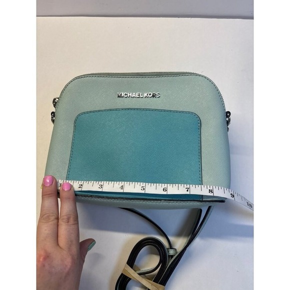 Michael Kors Cindy Blue Crossbody Bag (9x6) - Picture 12 of 13